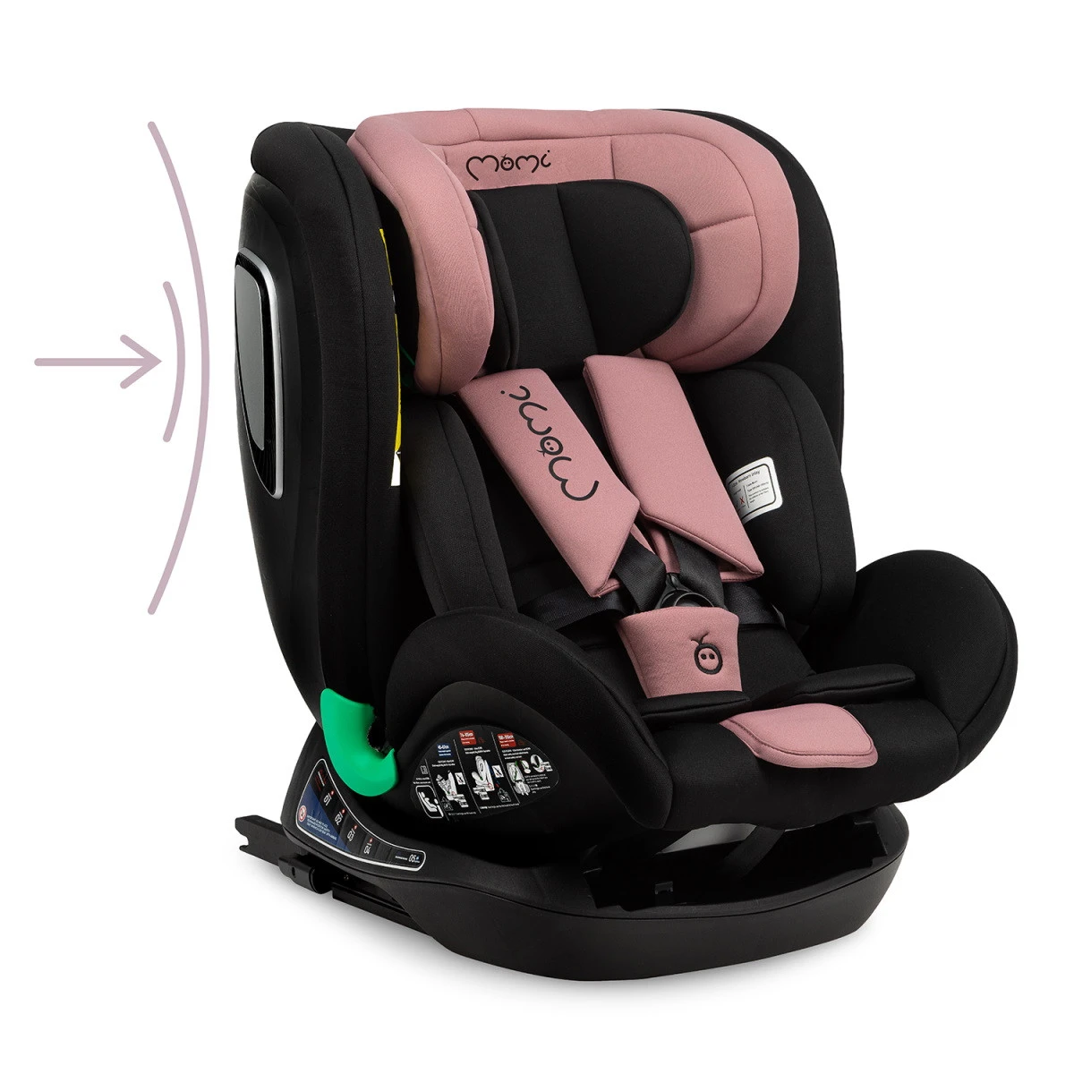 Momi Urso Pink 40-150 Cm I-Size Autostoel FOSA00021 -Winkel Voor Babyreisartikelen momi urso pink 40 150 cm i size autostoel fosa00021 13