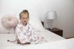 Babymatex Ines Unicorn 75x100 Cm Katoenen Wiegdeken TB0236_36 -Winkel Voor Babyreisartikelen tb0236 36 5