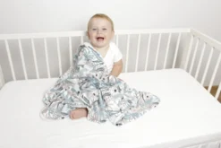 Babymatex Ines Plants 75x100 Cm Katoenen Wiegdeken TB0236_38 -Winkel Voor Babyreisartikelen tb0236 38