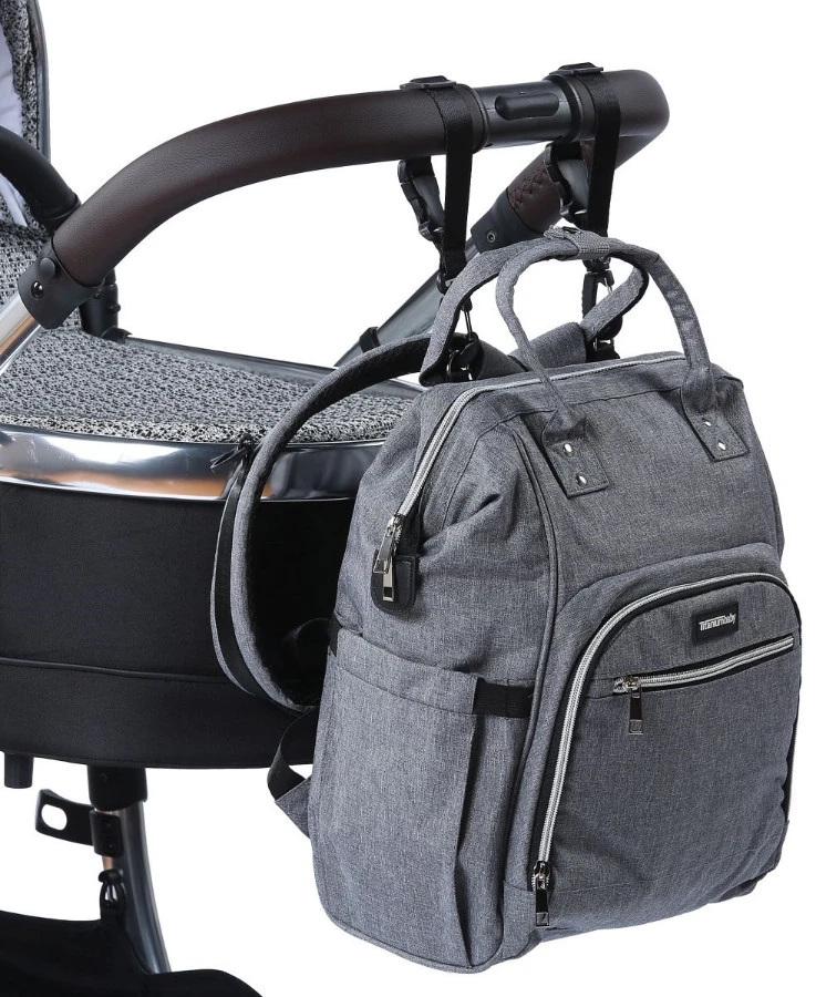 Titaniumbaby Mommy Sports Grey Backpack Verzorgingstas TB-4081 Titaniumbaby Mommy Sports Grey Backpack Verzorgingstas TB-4081 -Winkel Voor Babyreisartikelen titaniumbaby mommy sports grey backpack verzorgingstas 2