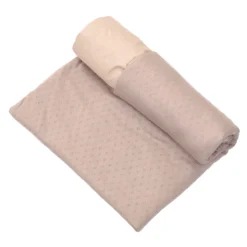 MamaLoes Amy Ajour Nougat 75x100cm Wiegdeken 84483 -Winkel Voor Babyreisartikelen wieg nougat