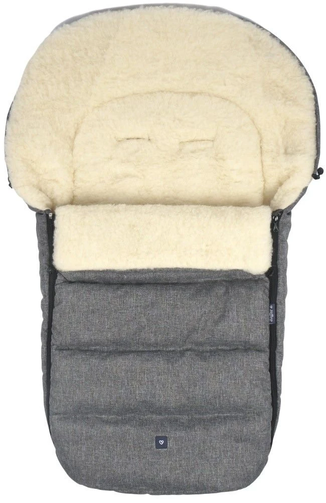 Zaffiro Wol Grijs Melange Universele Afritsbare Voetenzak S77 Zaffiro Wol Grijs Melange Universele Afritsbare Voetenzak S77 -Winkel Voor Babyreisartikelen zaffiro voetenzak grey melange wol 1