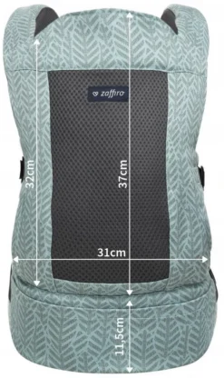 Zaffiro City Air Graphite Leaves Ergonomische Draagzak 7381 4 Zaffiro City Air Graphite Leaves Ergonomische Draagzak 7381 -Winkel Voor Babyreisartikelen zaffiro city air beige leaves draagzak 7398 4 1