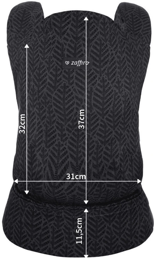Zaffiro City Graphite Leaves Ergonomische Draagzak 45400 Zaffiro City Graphite Leaves Ergonomische Draagzak 45400 -Winkel Voor Babyreisartikelen zaffiro city graphite leaves ergonomische draagzak 2