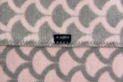 Zaffiro Grijs & Lichtroze Halve Cirkels 75 X 100 Cm Wiegdeken 40726 -Winkel Voor Babyreisartikelen zaffiro deken halve cirkels grijs lichtroze ba1 3 2