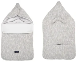 Zaffiro Grey Leaves Basic 5-in-1 Voetenzak 7572 -Winkel Voor Babyreisartikelen zaffiro grey leaves basic 5 in 1 voetenzak 7572 2