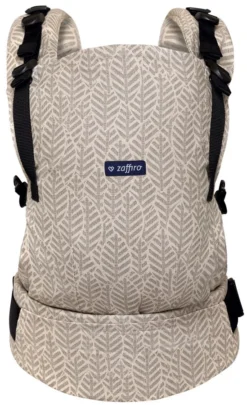 Zaffiro Smart 2.0 Beige Leaves Ergonomische Draagzak 7985