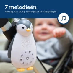 Zazu Zoe De Pinguin Grijs 3 In 1 Muziekdoosje ZA-ZOE-01 -Winkel Voor Babyreisartikelen zazu zo de pinguin grijs 3 in 1 muziekdoosje za zoe 01